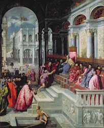 Pescador entregando el anillo al Dogo de Venecia